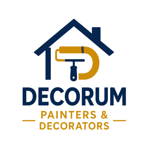 decorum painters and decorators logo upscaled transparent margin 20pct